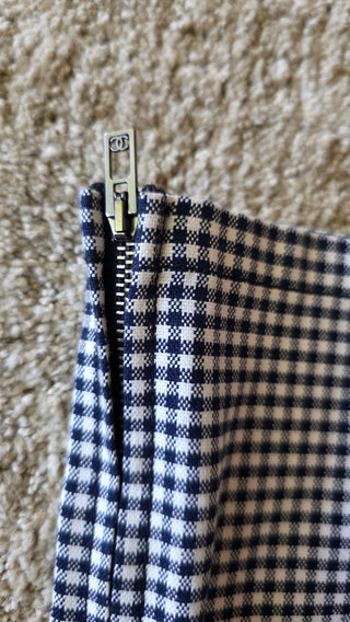 Chanel Black White 2016 Straight Leg Pants S US4 sz