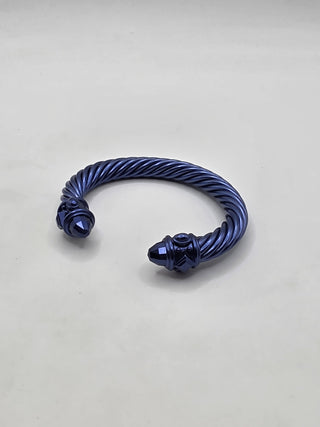 David Yurman Dark Blue Aluminum Renaissance Cuff