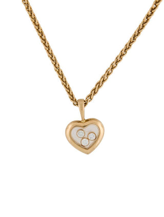 Chopard 18K Diamond Happy Heart Icon Pendant Necklace