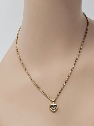 Chopard 18K Diamond Happy Heart Icon Pendant Necklace