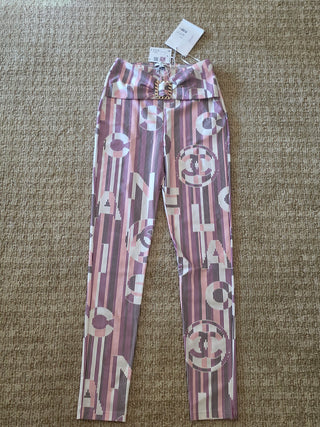 Chanel Multicolor CC Logo 2023 Skinny Leg Pants w/ Tags US6