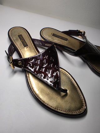 Louis Vuitton LV Monogram Patent Leather 40 sz
