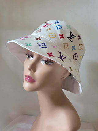 Louis Vuitton White LV x TM Reversible Superflat Bucket Hat