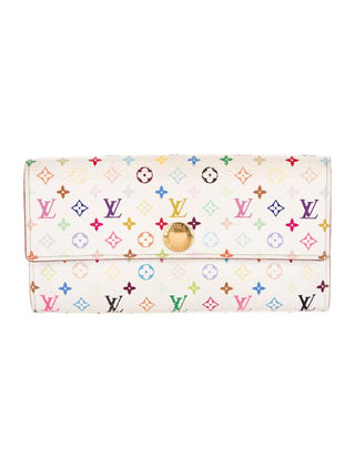 Louis Vuitton Multicolore Monogram Pattern Coated Canvas Sarah Wallet