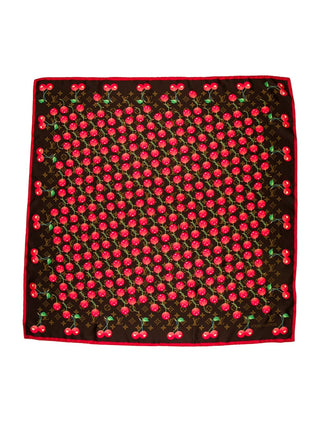 Loui x Takashi Murakami 'Cherries' Silk Scarf Silk Scarf