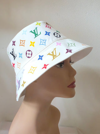 Louis Vuitton White LV x TM Reversible Superflat Bucket Hat