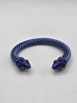 David Yurman Dark Blue Aluminum Renaissance Cuff