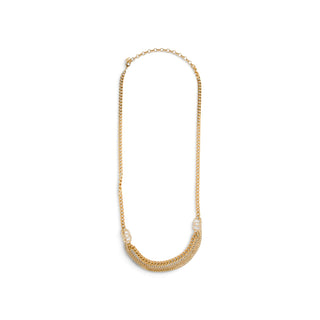 Chanel Gold-tone 2022 Strass CC Multi-Chain Necklace