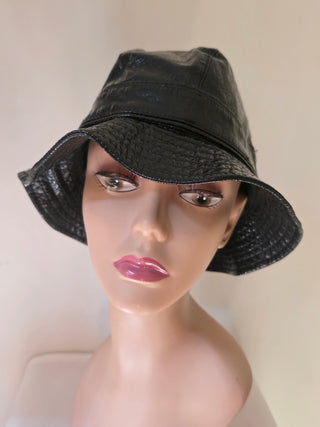 Dolce & Gabbana Black Logo Embellished Bucket Hat M sz