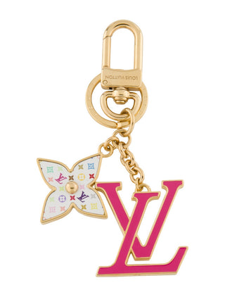 Louis Vuitton LV x TM LV Iconic Monogram Multicolor Key Holder and Bag Charm