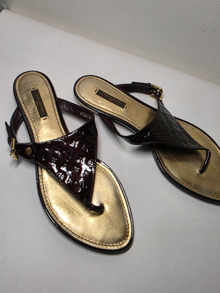 Louis Vuitton LV Monogram Patent Leather 40 sz