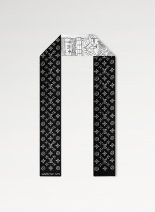 Louis Vuitton Black White My LV Luggage Bandeau