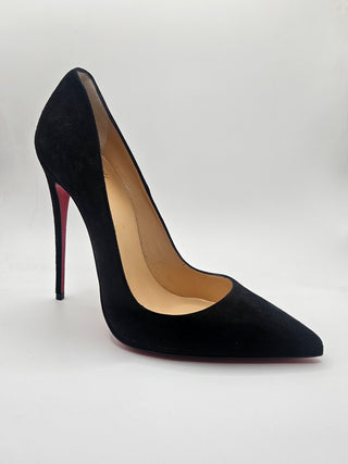 Christian Louboutin Black Suede So Kate Stiletto Pumps 40 sz