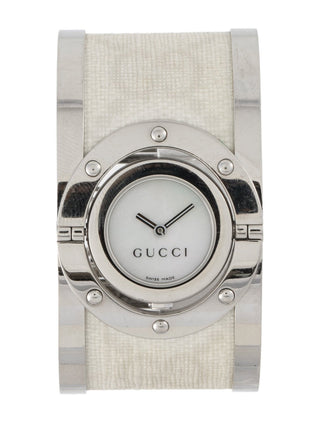 Gucci Stainless Steel Twirl 112 Collection 33 mm watch
