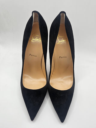 Christian Louboutin Black Suede So Kate Stiletto Pumps 40 sz