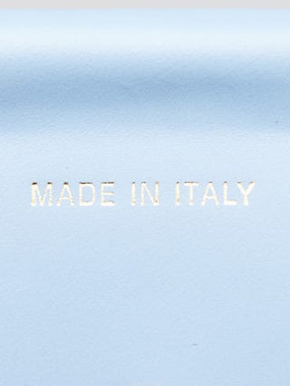 Christian Dior Light Blue/Beige Embroidered Canvas Shoulder Strap