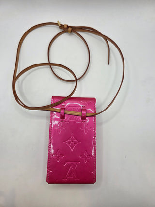 Louis Vuitton Pink LV Monogram Vernis Greene Phone Case