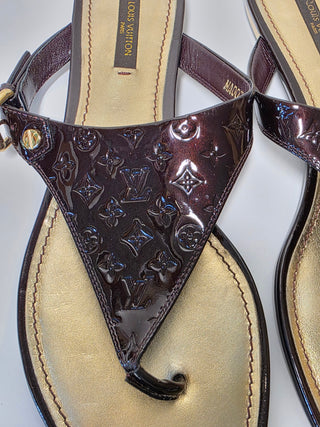 Louis Vuitton LV Monogram Patent Leather 40 sz