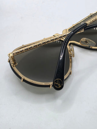Louis Vuitton Gold-tone 2017 LV Drive Sunglasses