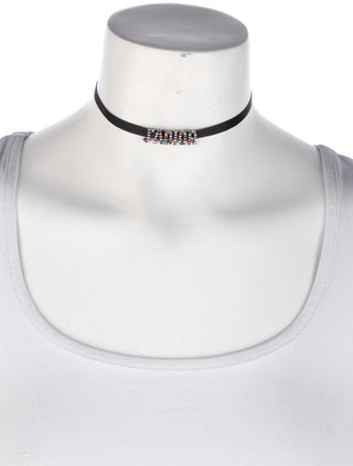 Christian Dior Crystal J'ADIOR Choker Necklace