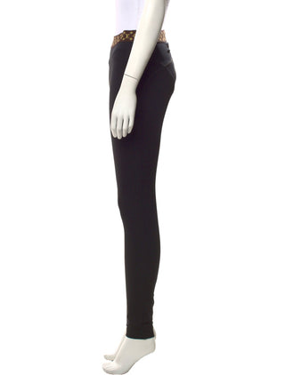 Louis Vuitton Black LV Monogram 2021 Skinny Leg Pants US6, FR38