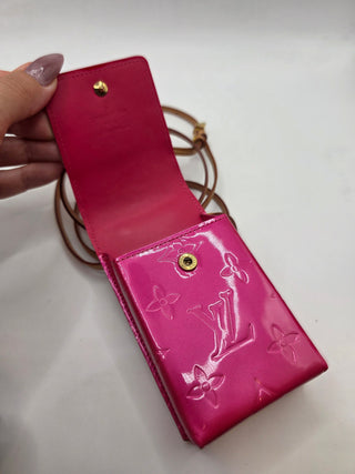 Louis Vuitton Pink LV Monogram Vernis Greene Phone Case