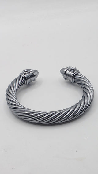 David Yurman Silver Aluminum Renaissance Cuff Bracelet