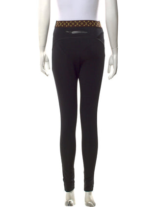 Louis Vuitton Black LV Monogram 2021 Skinny Leg Pants US6, FR38