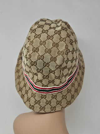 GUCCI GG Monogram Print Bucket Hat XL sz