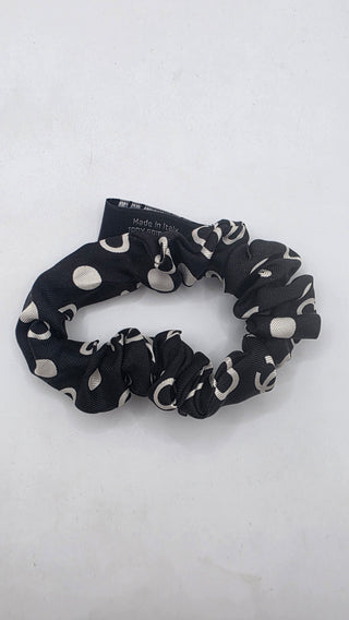 Chanel 2022 Polka Dot CC Hair Scrunchie