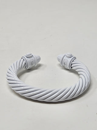 DAVID YURMAN white Aluminum Renaissance Cable Cuff Bracelet