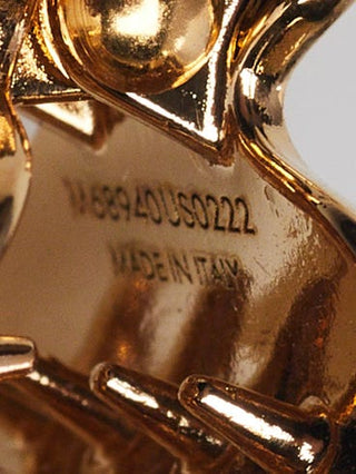 Louis Vuitton Yellow Gold/Rose Gold/Silver Nanogram Metal Set of 3 Hair Clips