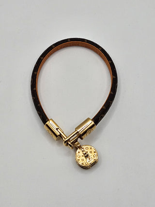 Louis Vuitton Brown LV Charm Tribute Bracelet