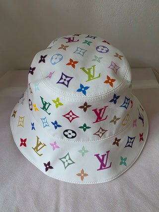 Louis Vuitton White LV x TM Reversible Superflat Bucket Hat