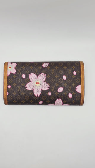 Louis Vuitton LV Monogram Cherry Coated Canvas Wallet