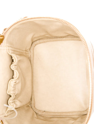 Chanel Beige Interlocking CC Timeless Vanity Case 2015