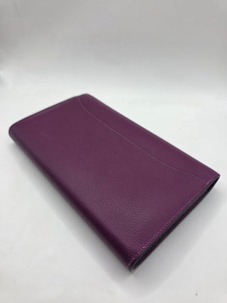 Hermès Purple Leather 2019 Constance Long Wallet