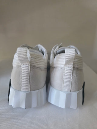 Hermès White Grey Bouncing Athletic Sneakers 40 sz