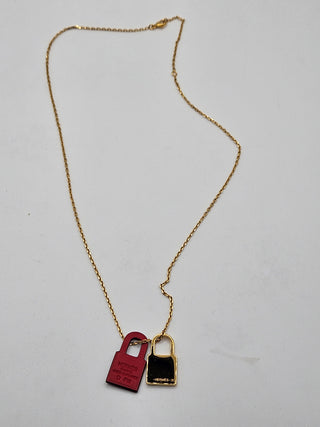 Hermès 18K Gold O'Kelly Pendant Necklace