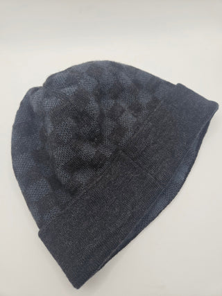 Louis Vuitton Black Petit Damier LV Monogram Wool Beanie