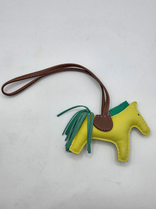 Hermès Yellow Milo GriGri Rodeo PM Bag Charm