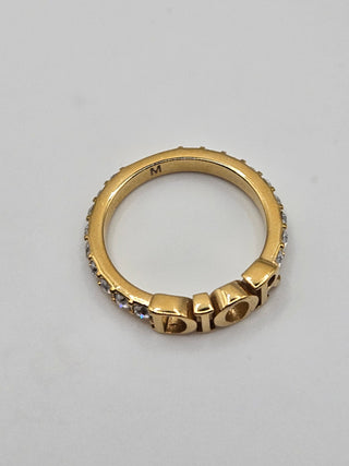 Christian Dior Gold-tone Dio(r)evolution Ring 6 sz