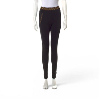 Louis Vuitton Black LV Monogram 2021 Skinny Leg Pants US6, FR38