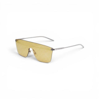 Louis Vuitton Silvertone Metal Showdown LV Monogram Lens Sunglasses Z1027W