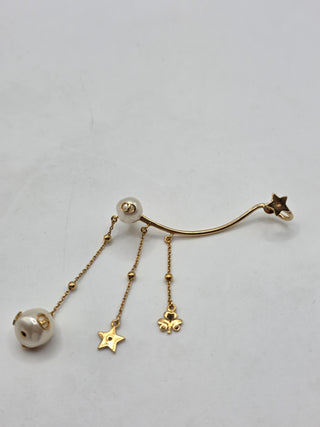 Christian Dior Faux Pearl Perles de Désir Single Ear Climber