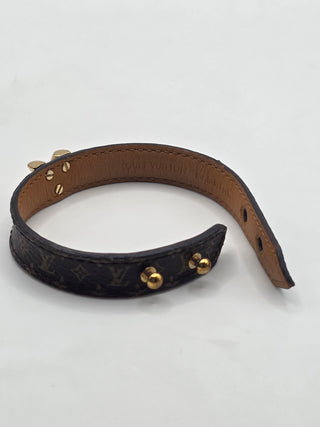 Louis Vuitton Brown LV Monogram Essential V Bracelet