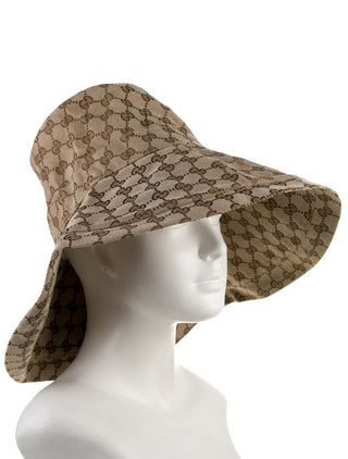 Gucci Brown GG Canvas Bucket Hat M sz