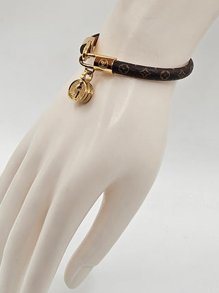 Louis Vuitton Brown LV Charm Tribute Bracelet