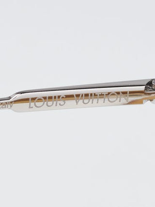 Louis Vuitton Silvertone Metal Showdown LV Monogram Lens Sunglasses Z1027W
