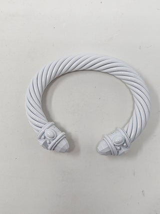 DAVID YURMAN white Aluminum Renaissance Cable Cuff Bracelet